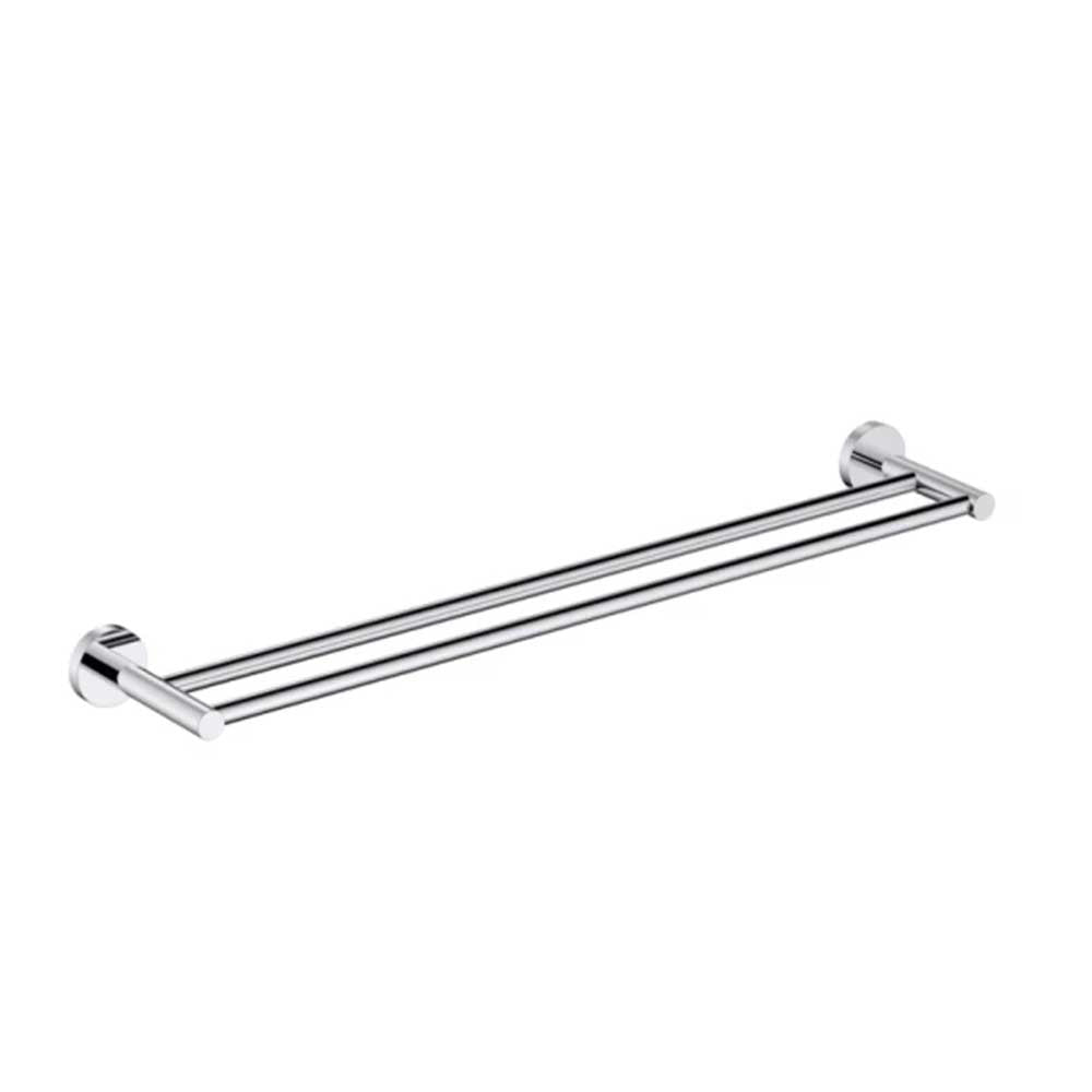 Cobra Seine Double Towel Rail 600mm - Chrome