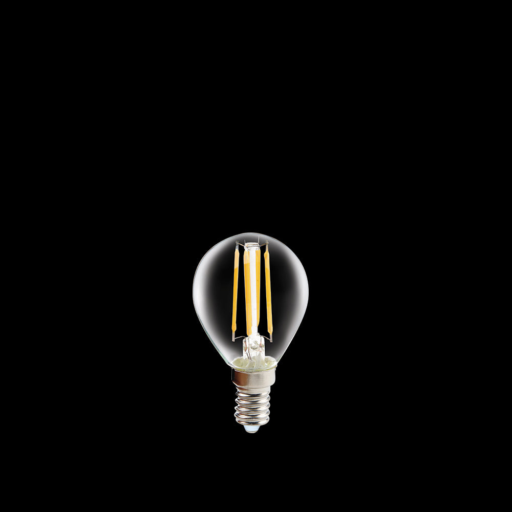 K. Light LED Filament Golf Ball Bulb G45 E14 4W 2200K