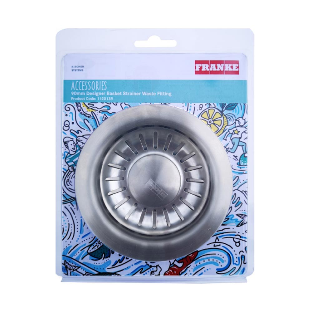 Franke Designer Basket Strainer Waste Fitting 90mm