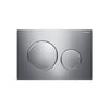 Geberit Sigma20 Dual Flush Push-Button Flush Plate - Silver