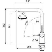 Load image into Gallery viewer, Franke Active Plus 2.0 Sink Mixer - Onyx
