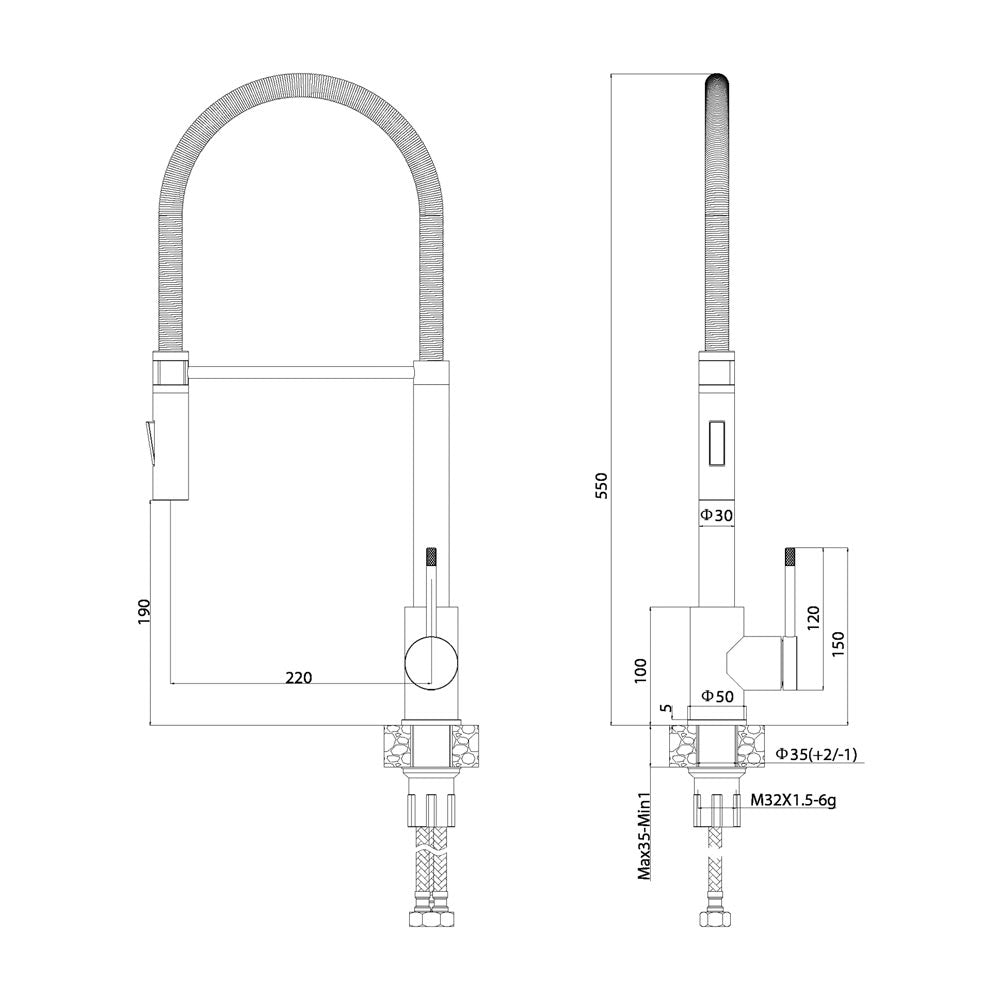 Franke Saturn Professional Sink Mixer (1150050) | Kitchen Mixers