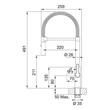 Load image into Gallery viewer, Franke Maris Slim Semi Professional Tap
