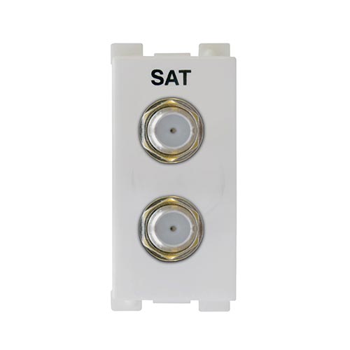 Crabtree Diamond Ducting Double Satellite Module