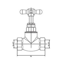 Load image into Gallery viewer, Cobra Standard Stop Tap FxF 15mm
