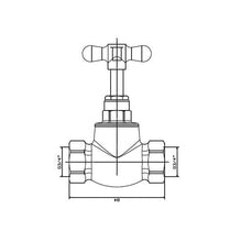 Load image into Gallery viewer, Cobra Standard Stop Tap FxF 20mm
