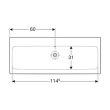 Load image into Gallery viewer, Geberit iCon Wall-Hung Basin 1200mm without Tap Hole
