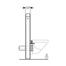 Load image into Gallery viewer, Geberit Monolith Plus for Wall-Hung Toilet 1010mm
