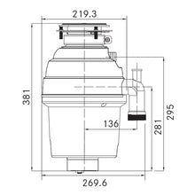 Load image into Gallery viewer, Franke Model FP Food Waste Disposer - Stainless Steel
