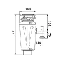 Load image into Gallery viewer, Franke Slim 100 Food Waste Disposer 1HP
