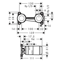Load image into Gallery viewer, hansgrohe Basic Set for Single Lever Basin Mixer
