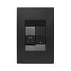 Crabtree Topaz 2 Lever with Dimmer Switch 4 x 2 - Graphite