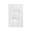 Crabtree Topaz 2 Lever with Dimmer Switch 4 x 2 - White