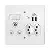 Crabtree Classic USB Combo Socket 4x4