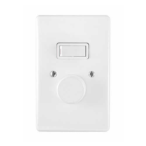 Crabtree Classic 1 Lever + LED Rotary Dimmer Switch 2 x 4