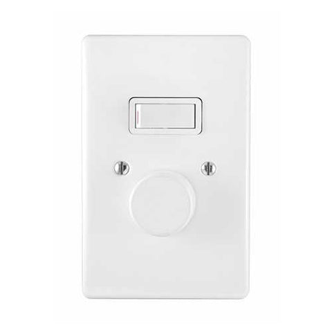 Crabtree Classic 1 Lever + LED Rotary Dimmer Switch 2 x 4