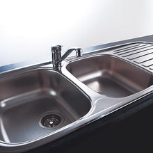 Load image into Gallery viewer, Franke Quinline QLX6 21-120 Double Bowl Inset Sink - Stainless Steel
