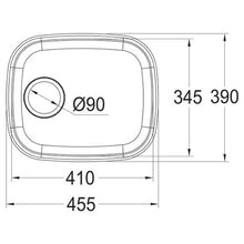 Load image into Gallery viewer, Franke CUB 150 Single Bowl Undermount Sink - Stainless Steel
