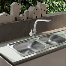 Load image into Gallery viewer, Franke Genesis GSX 621-120 Double Bowl Inset Sink - Stainless Steel

