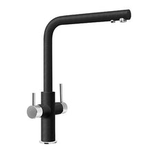 Load image into Gallery viewer, Franke Neptune Dual Lever Clearwater Purification Sink Mixer - Black
