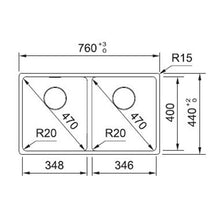 Load image into Gallery viewer, Franke Maris MRG620-35-35 Fragranite Undermount Sink
