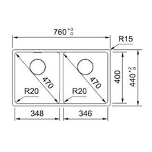 Load image into Gallery viewer, Franke Maris MRG620-35-35 Fragranite Undermount Sink
