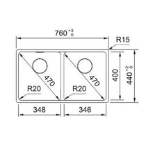 Load image into Gallery viewer, Franke Maris MRG620-35-35 Fragranite Undermount Sink
