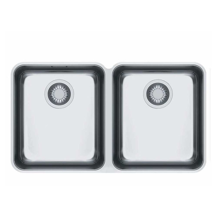 Franke Aton ANX120 Stainless Steel Double Bowl Undermount Sink 450x770mm