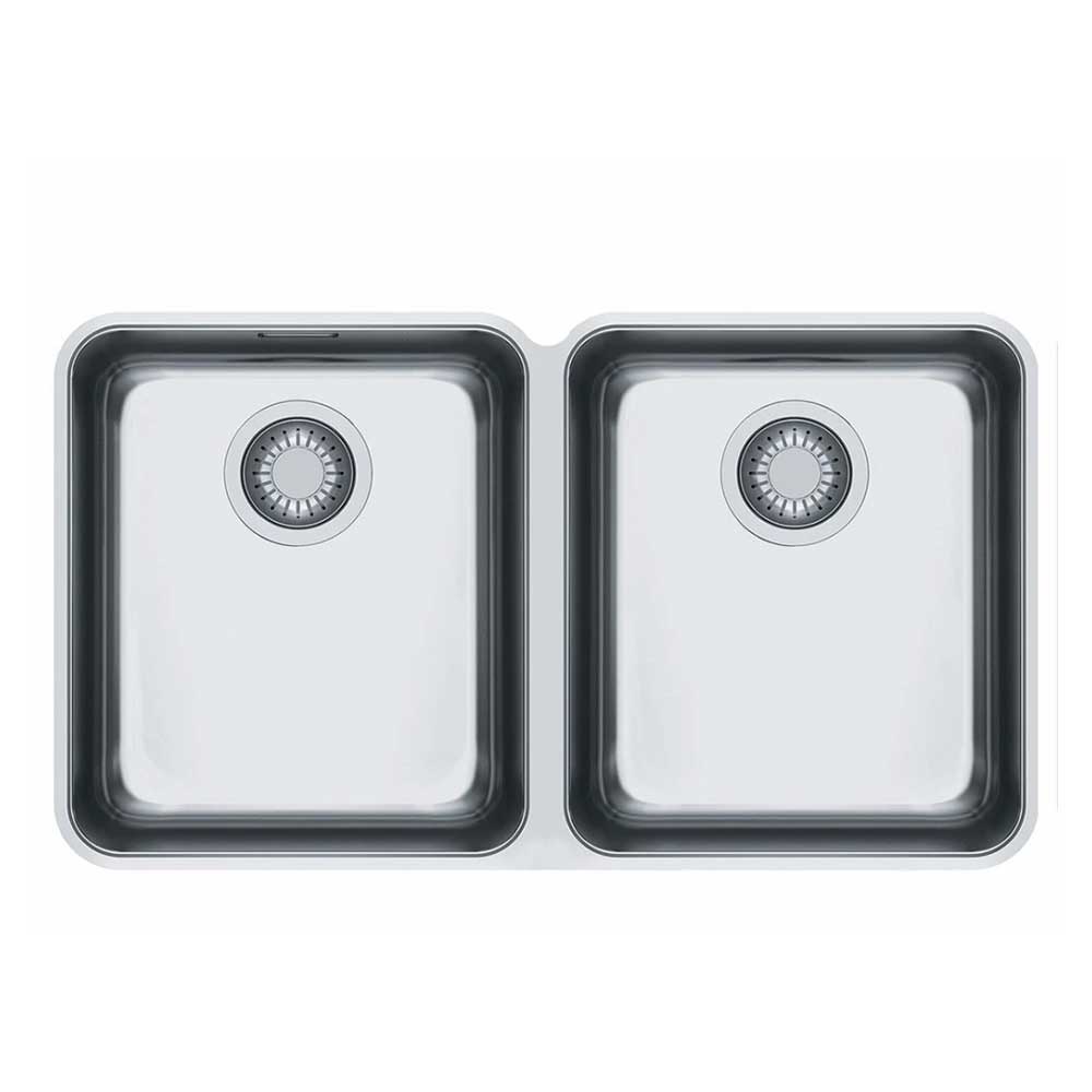 Franke Aton ANX120 Stainless Steel Double Bowl Undermount Sink 450x770mm