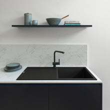 Load image into Gallery viewer, Franke Maris MRG611 Fragranite Single Bowl Inset Sink 500x970mm - Matt Black
