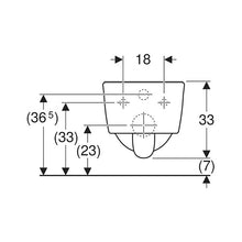 Load image into Gallery viewer, Geberit iCon Wall-Hung Small Projection Toilet - White

