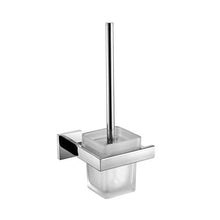 Load image into Gallery viewer, Franke Cubus Toilet Brush &amp; Holder - Polished Stainless Steel
