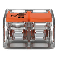 Load image into Gallery viewer, Wago 221 Lever Type 2-Way Splicing Connector 0.14 - 4mm² - Orange
