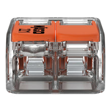 Load image into Gallery viewer, Wago 221 Lever Type 2 Way Splicing Connector 0.5 - 6mm² - Orange
