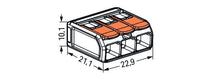 Load image into Gallery viewer, Wago 221 Lever Type 3 Way Splicing Connector 0.5 - 6mm² - Orange
