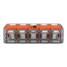 Load image into Gallery viewer, Wago 221 Lever Type 5 Way Splicing Connector 0.5 - 6mm² - Orange
