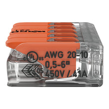 Load image into Gallery viewer, Wago 221 Lever Type 5 Way Splicing Connector 0.5 - 6mm² - Orange
