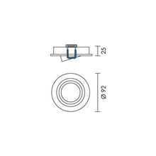 Load image into Gallery viewer, Spazio 2211 Edge Round Tilt Downlight - Aluminium
