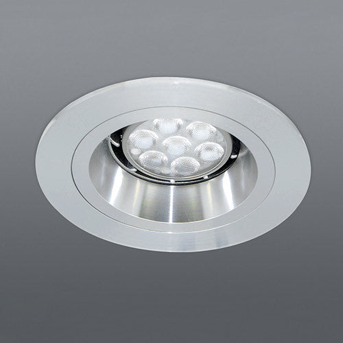 Spazio 2212 Edge Round Anti-glare Downlight - Aluminium