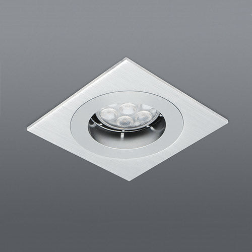 Spazio 2213 Edge Squere Fixed Downlight - Aluminium