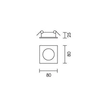 Load image into Gallery viewer, Spazio 2232 Aluminium Downlight - White
