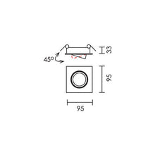 Load image into Gallery viewer, Spazio 2262 Aluminium Downlight - White
