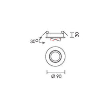 Load image into Gallery viewer, Spazio 2267 Downlight - Matt Chrome

