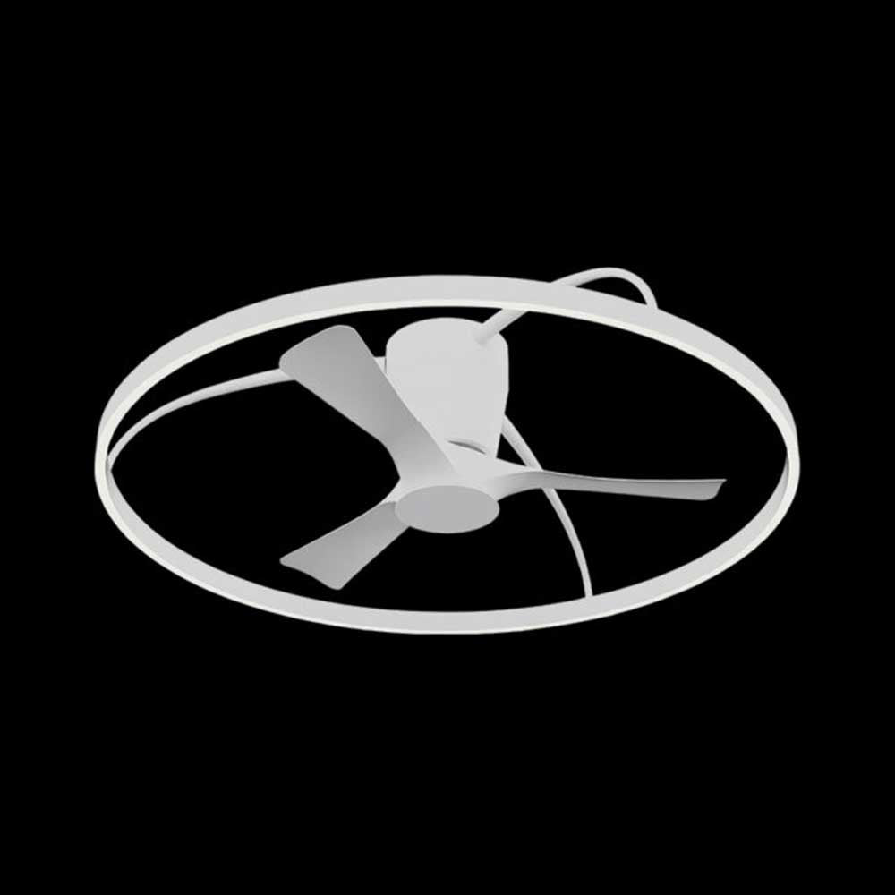 K. Light 3 Blade LED Ceiling Fan with Remote 1000mm - White