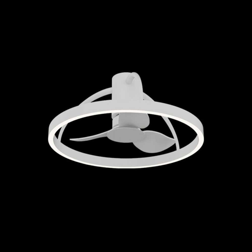 K. Light 3 Blade LED Ceiling Fan with Remote 600mm - White