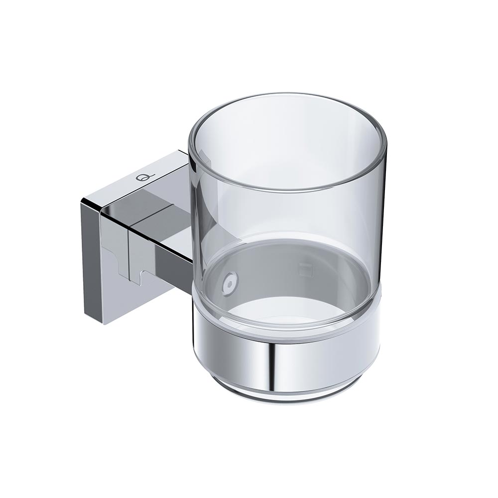 LIQUIDRed Elemental Tumbler & Holder - Chrome