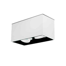 Load image into Gallery viewer, Spazio Lone Tilt 2 Surface Downlight GU10 200x100mm - White / Black
