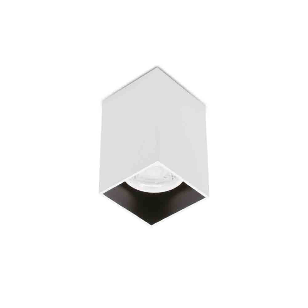 Spazio Cubo Surface Downlight GU10 95x60mm