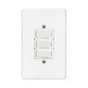Crabtree Classic 3 Lever Light Switch 4 x 2