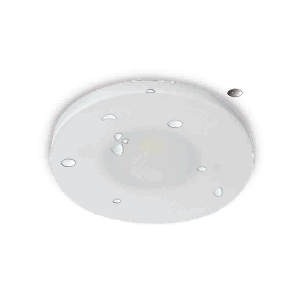 Spazio Splash Recessed Downlight IP65 GU10 100mm - White
